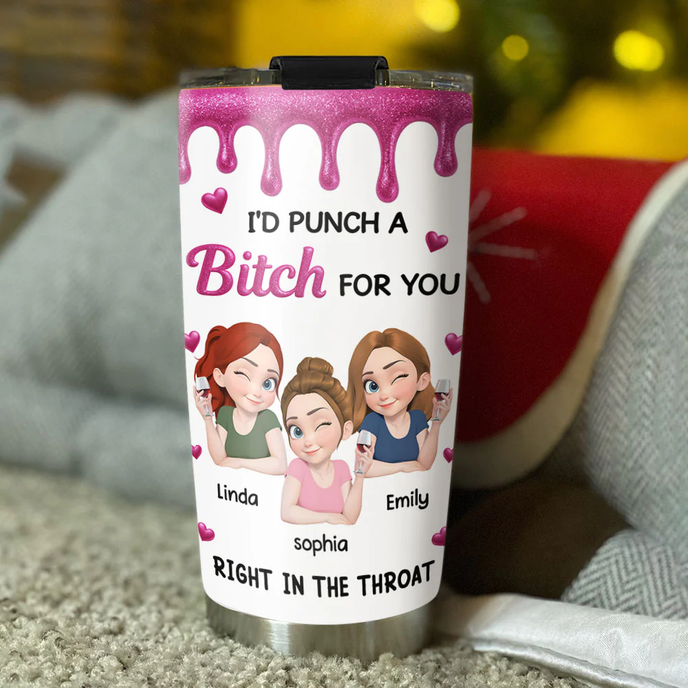 Punch For You My Girl - Personalized Custom Tumbler - Image 4