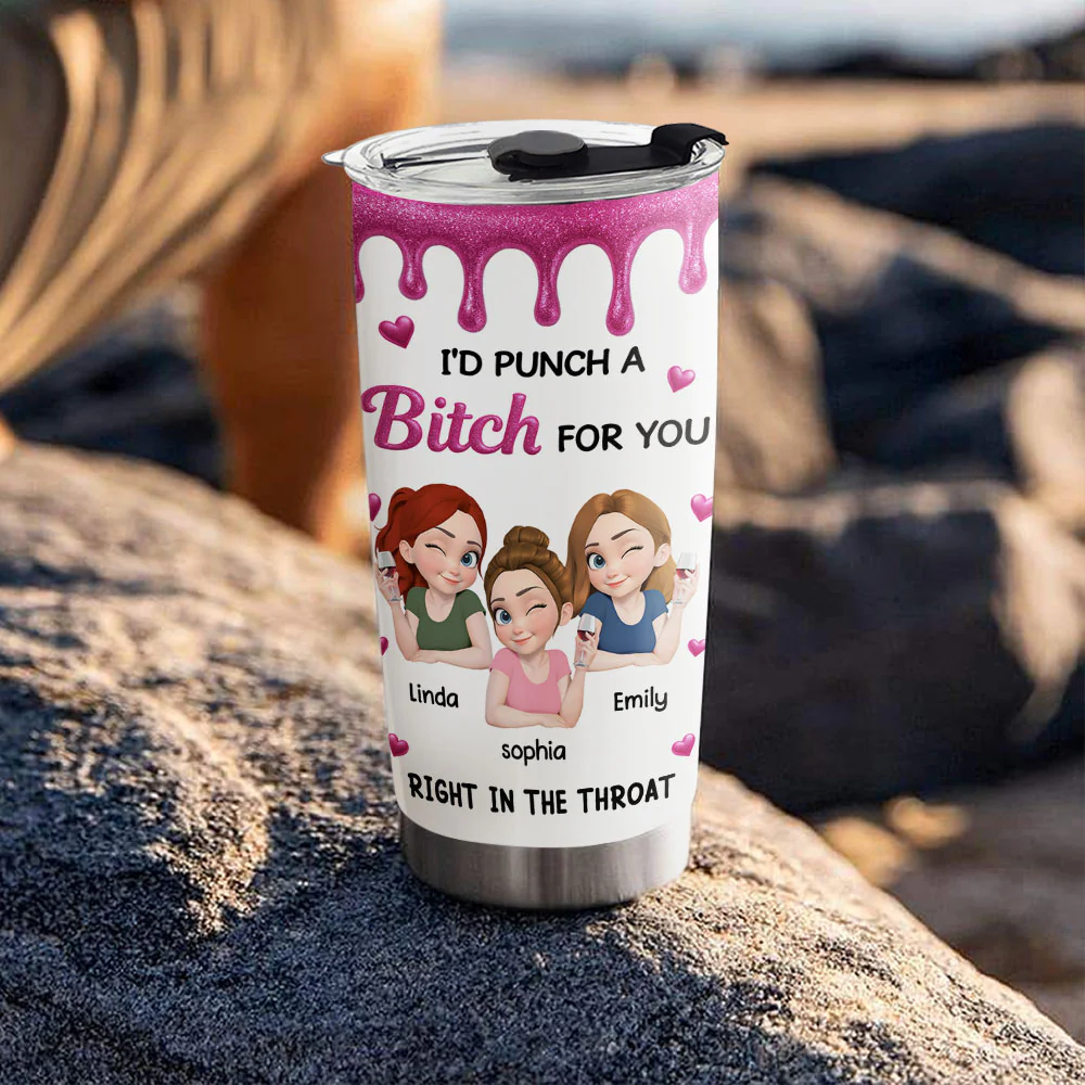 Punch For You My Girl - Personalized Custom Tumbler - Image 5