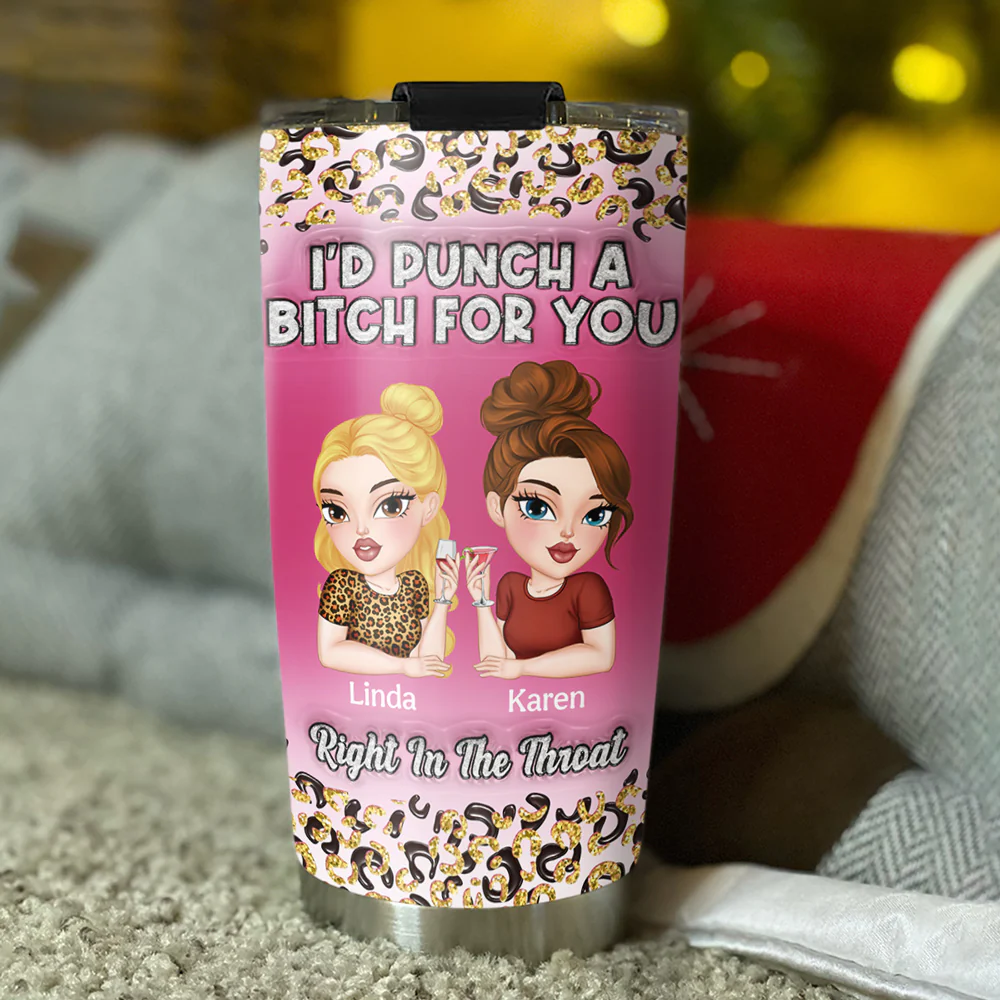 Punch For You - Personalized Custom 3D Inflated Effect Tumbler - Image 3