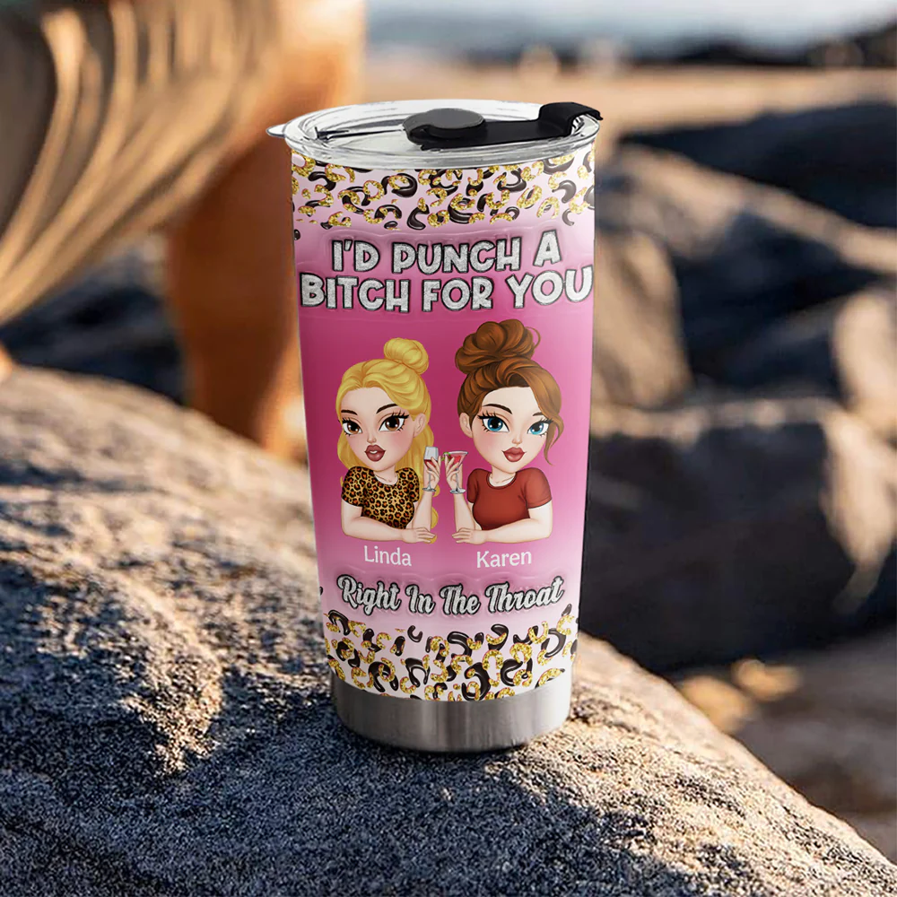Punch For You - Personalized Custom 3D Inflated Effect Tumbler - Image 4