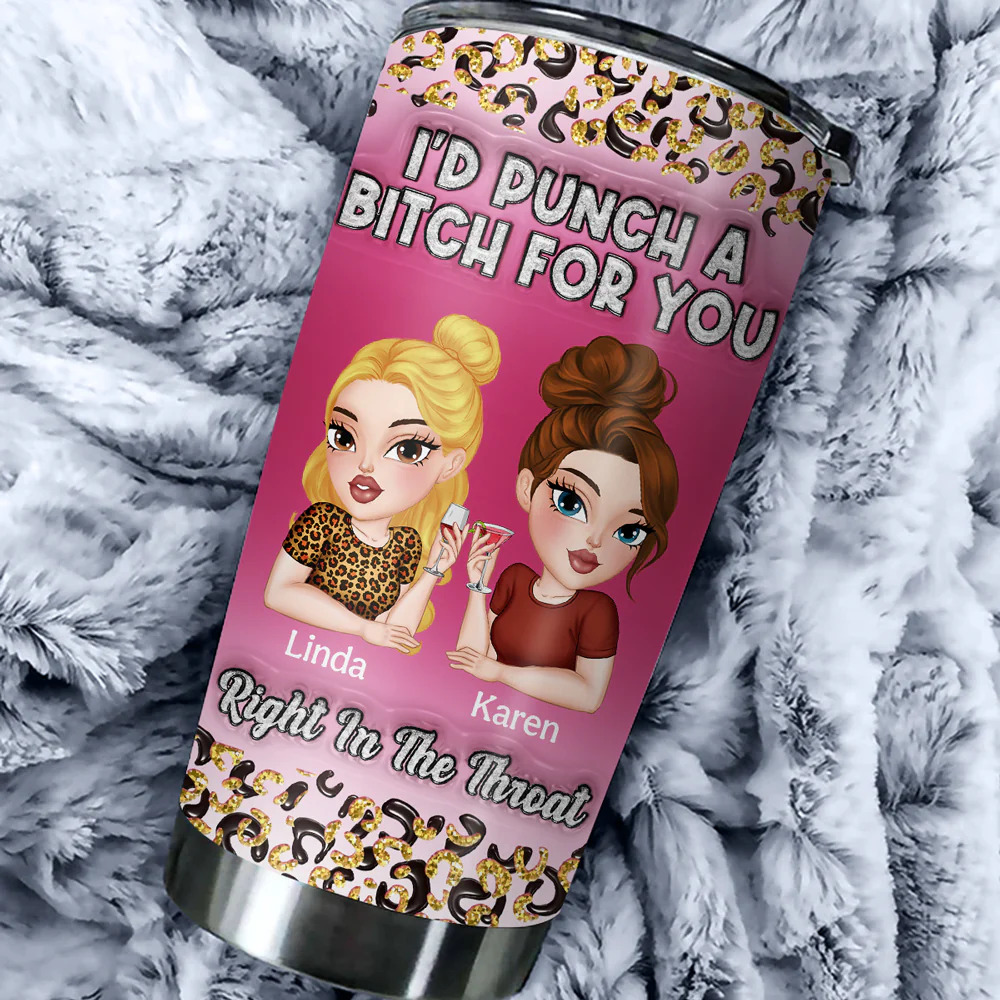 Punch For You - Personalized Custom 3D Inflated Effect Tumbler - Image 7