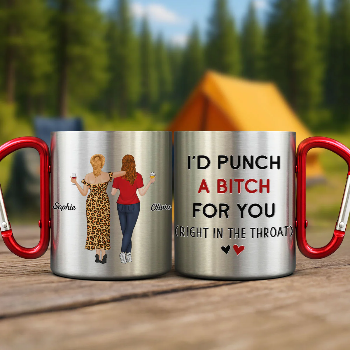 Punch For You - Personalized Custom Carabiner Mug