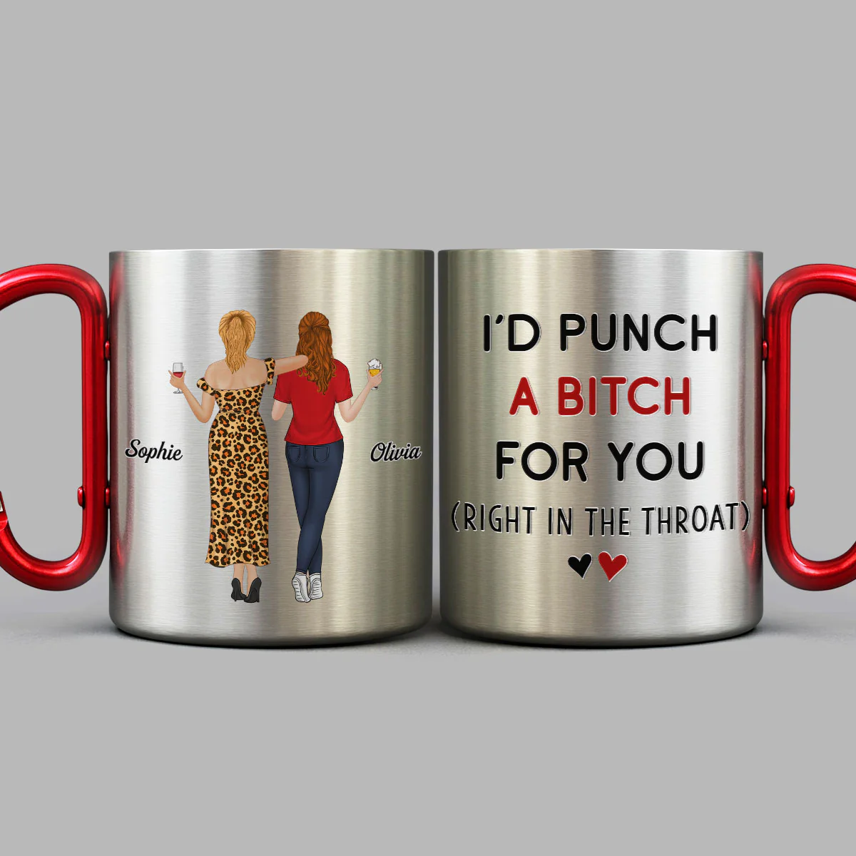 Punch For You - Personalized Custom Carabiner Mug - Image 2