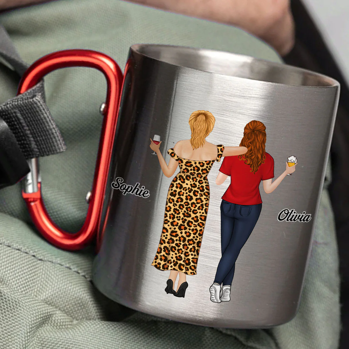 Punch For You - Personalized Custom Carabiner Mug - Image 6