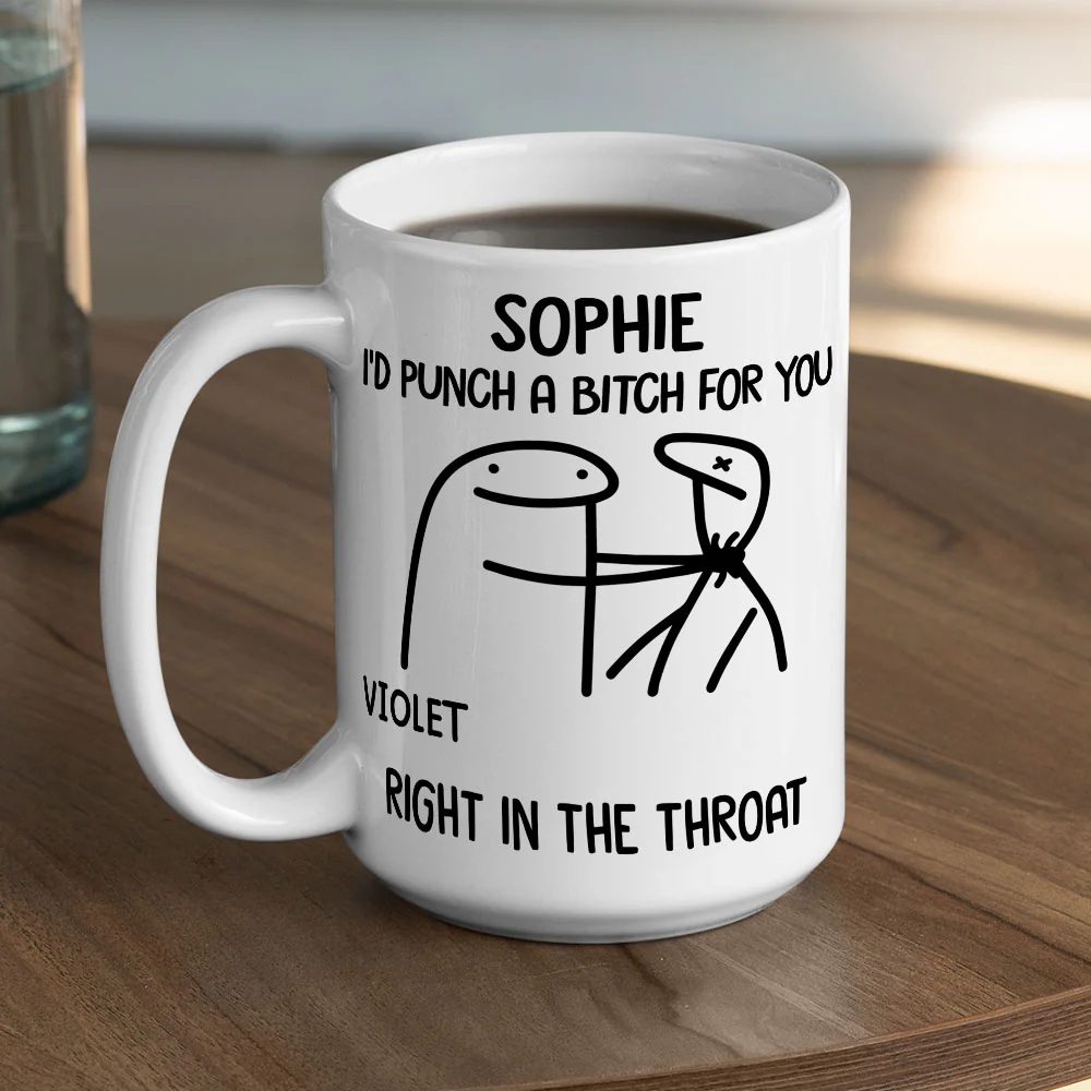Punch For You - Personalized Custom Coffee Mug - Image 4