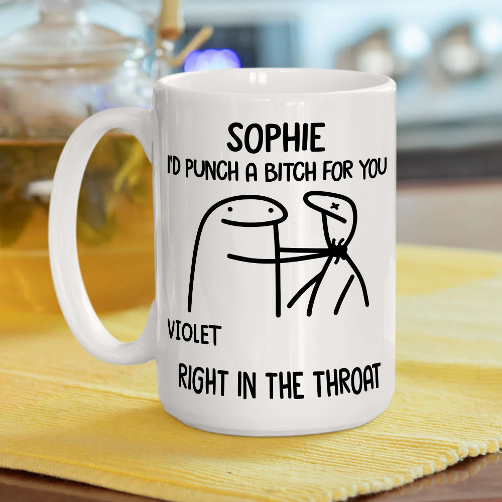 Punch For You - Personalized Custom Coffee Mug - Image 5
