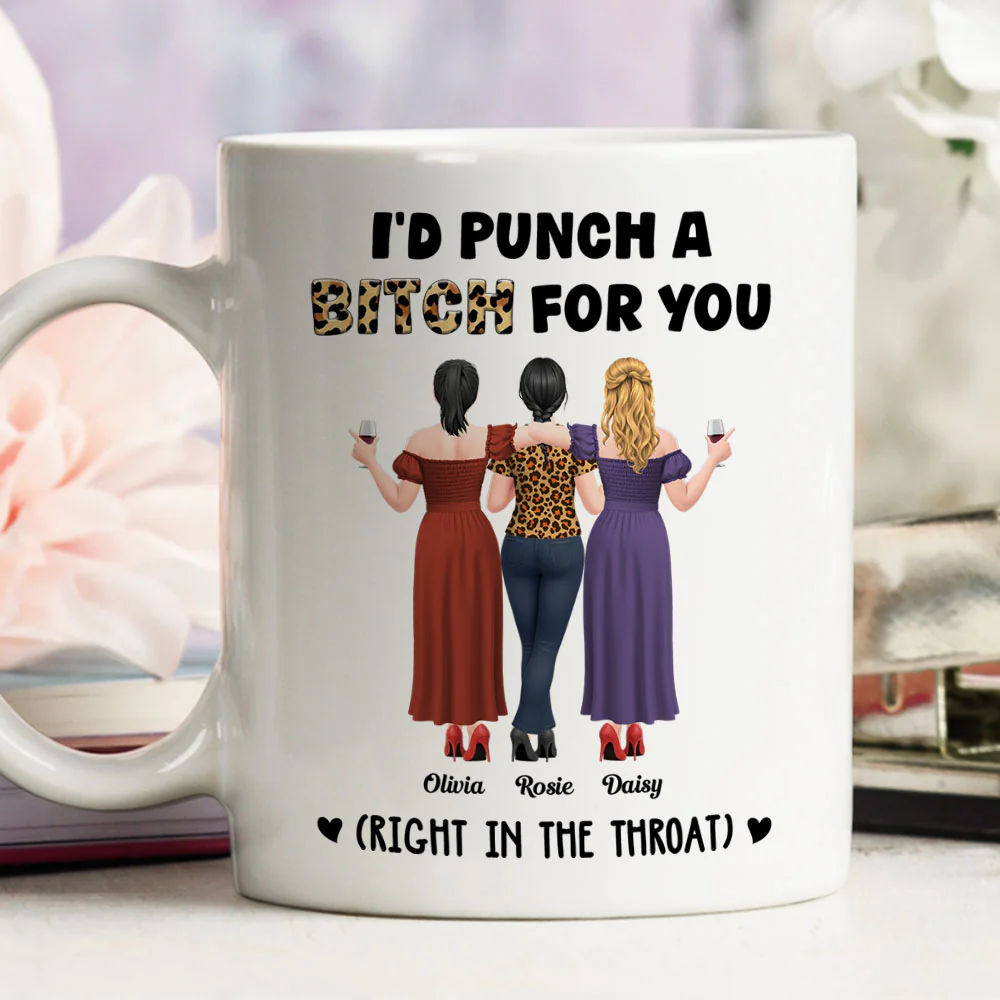 Punch Her For You - Personalized Custom Coffee Mug - Image 2