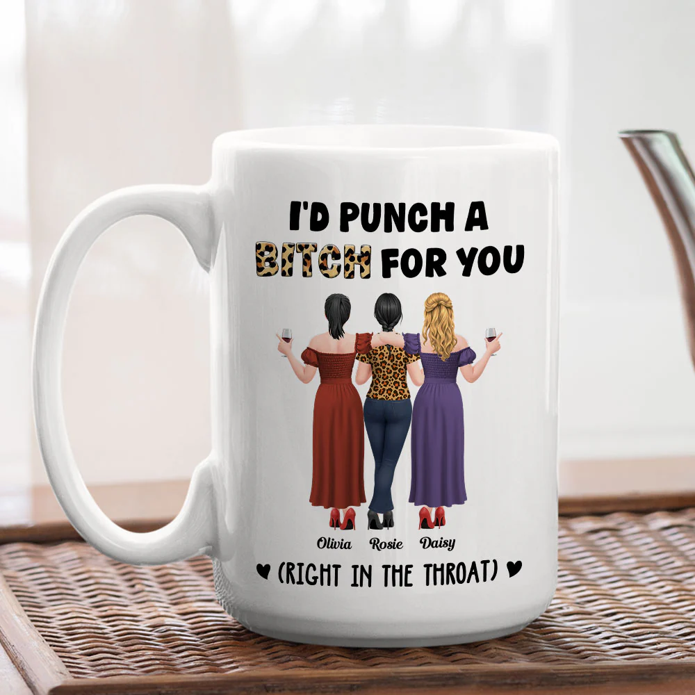 Punch Her For You - Personalized Custom Coffee Mug - Image 6