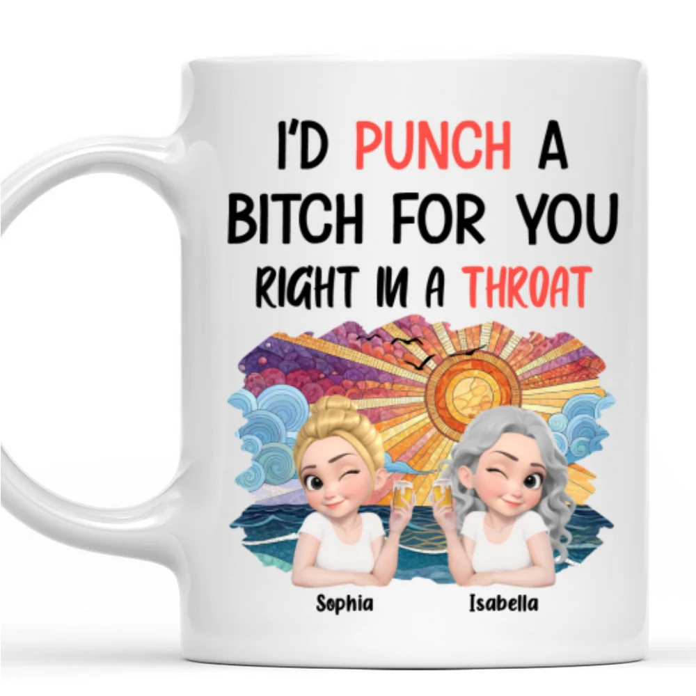 Punch Right In - Personalized Custom Coffee Mug - Image 7