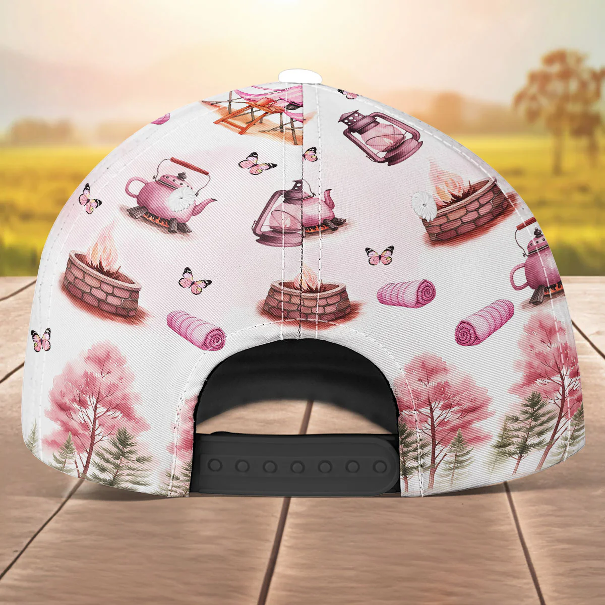 Queen Of Sass And Camps - Personalized Custom Classic Cap - Image 3