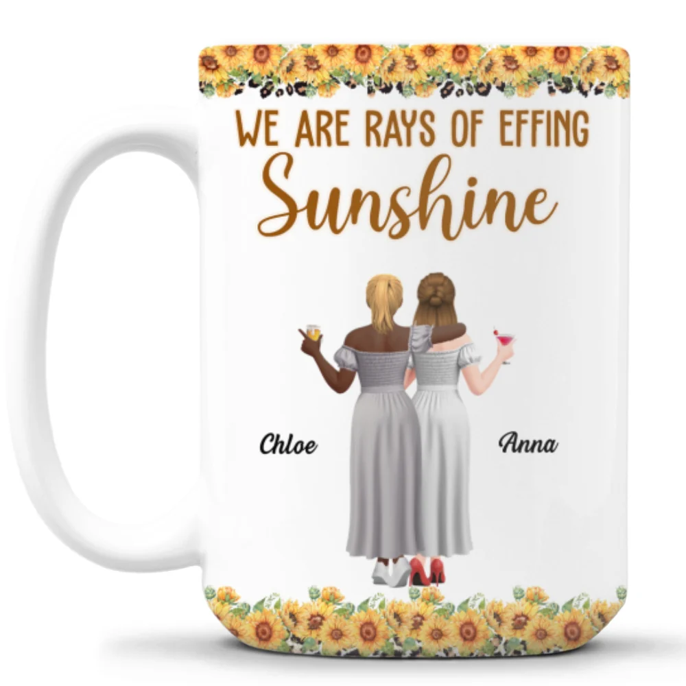 Rays Of Sunshine - Personalized Custom Coffee Mug - Image 7