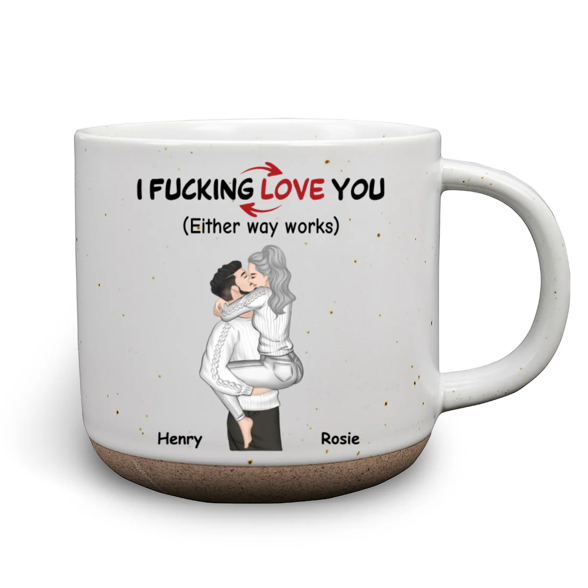 Really Love You - Personalized Custom Pottery Mug - Image 8