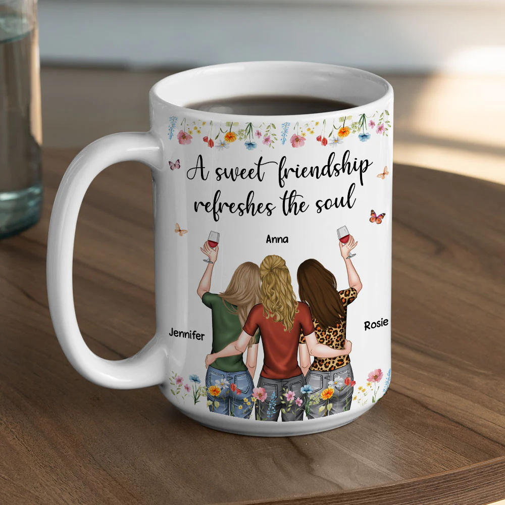 Refreshes The Soul - Personalized Custom Coffee Mug - Image 5