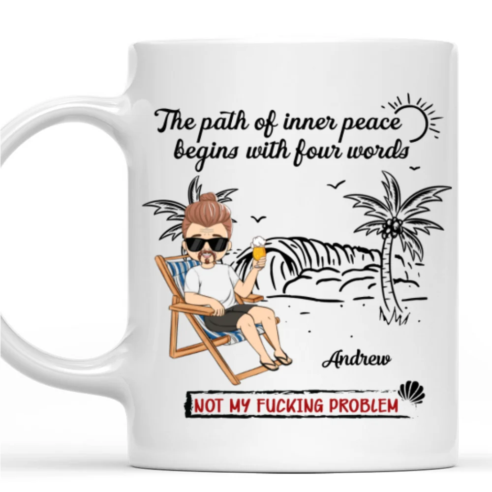 Relax Release And Walk Away- Personalized Custom Coffee Mug - Image 6