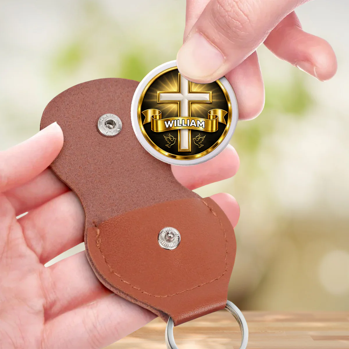 Remember What He Says - Personalized Custom 3D Effect Pocket Hug - Image 3
