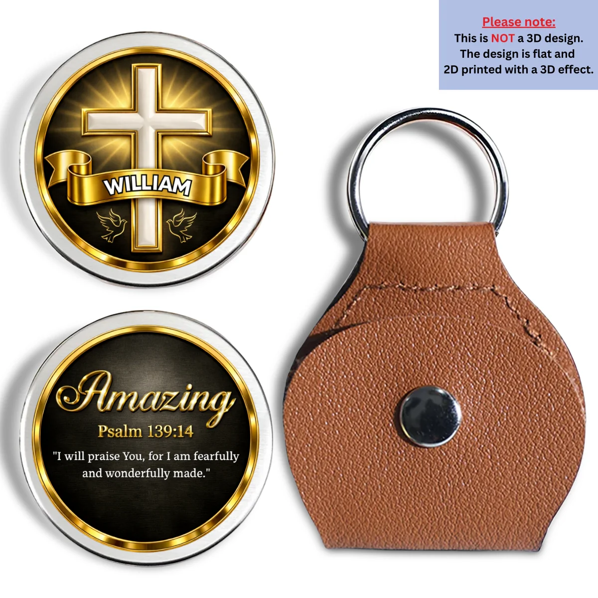 Remember What He Says - Personalized Custom 3D Effect Pocket Hug - Image 6