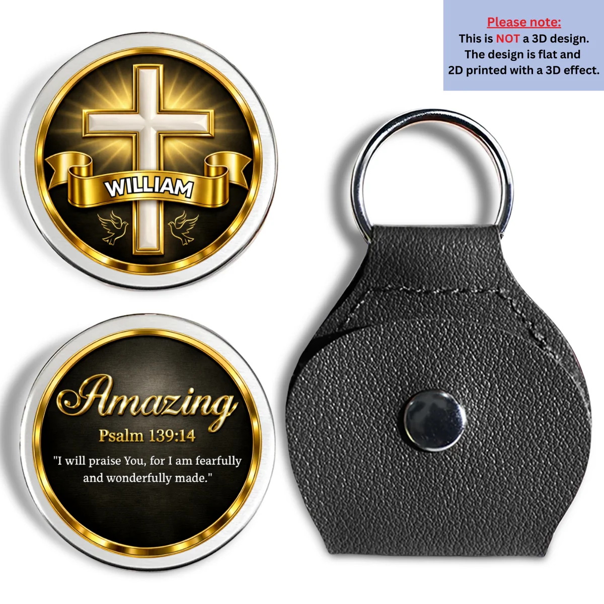 Remember What He Says - Personalized Custom 3D Effect Pocket Hug - Image 7