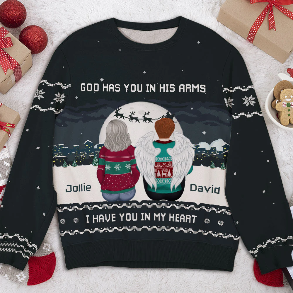 Remembrance 1 - Personalized Custom All-Over-Print Sweatshirt - Image 2
