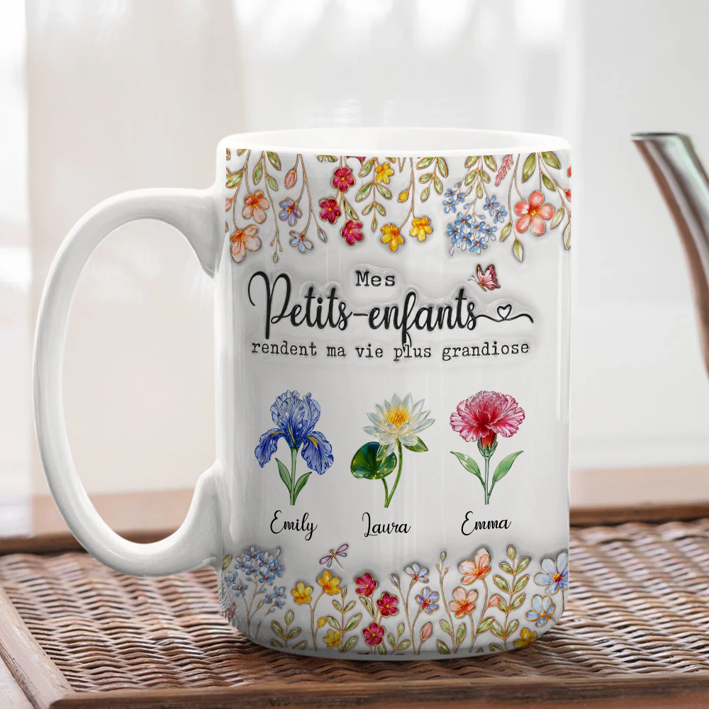Rendez la vie plus grandiose avec vos adorables enfants - Muguet personnalisé avec effet gonflé 3D - Image 3