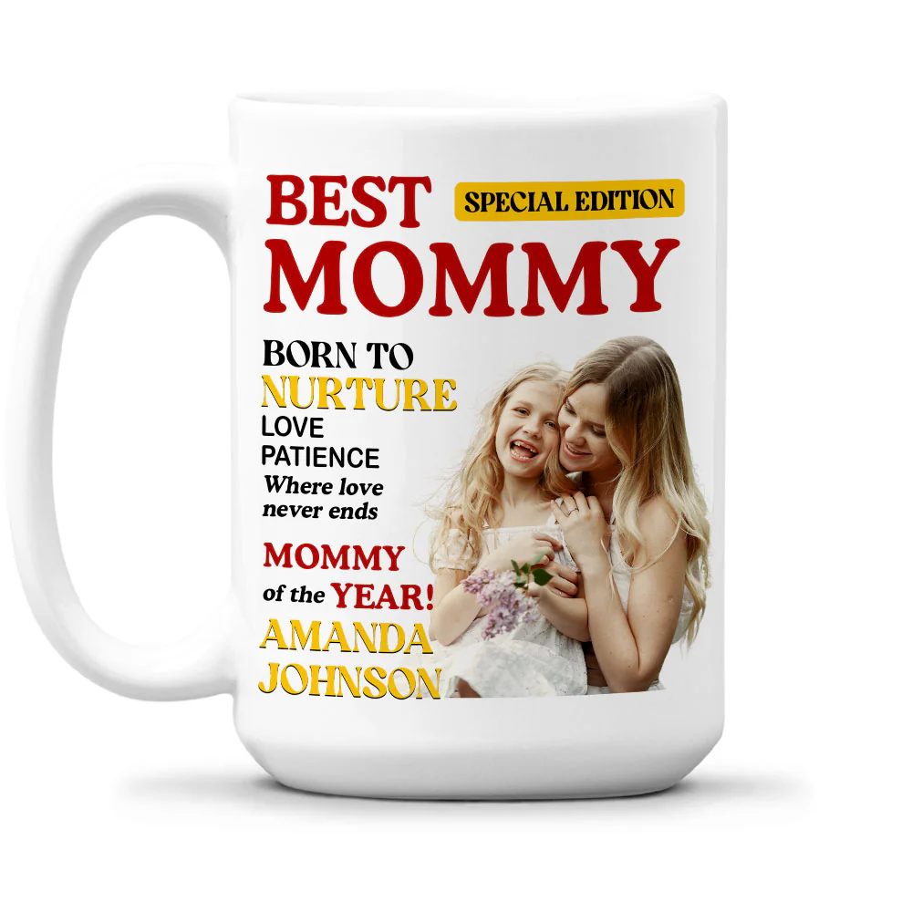 Reported The Best Mom Of The year - Personalized Custom Coffee Mug - Image 2