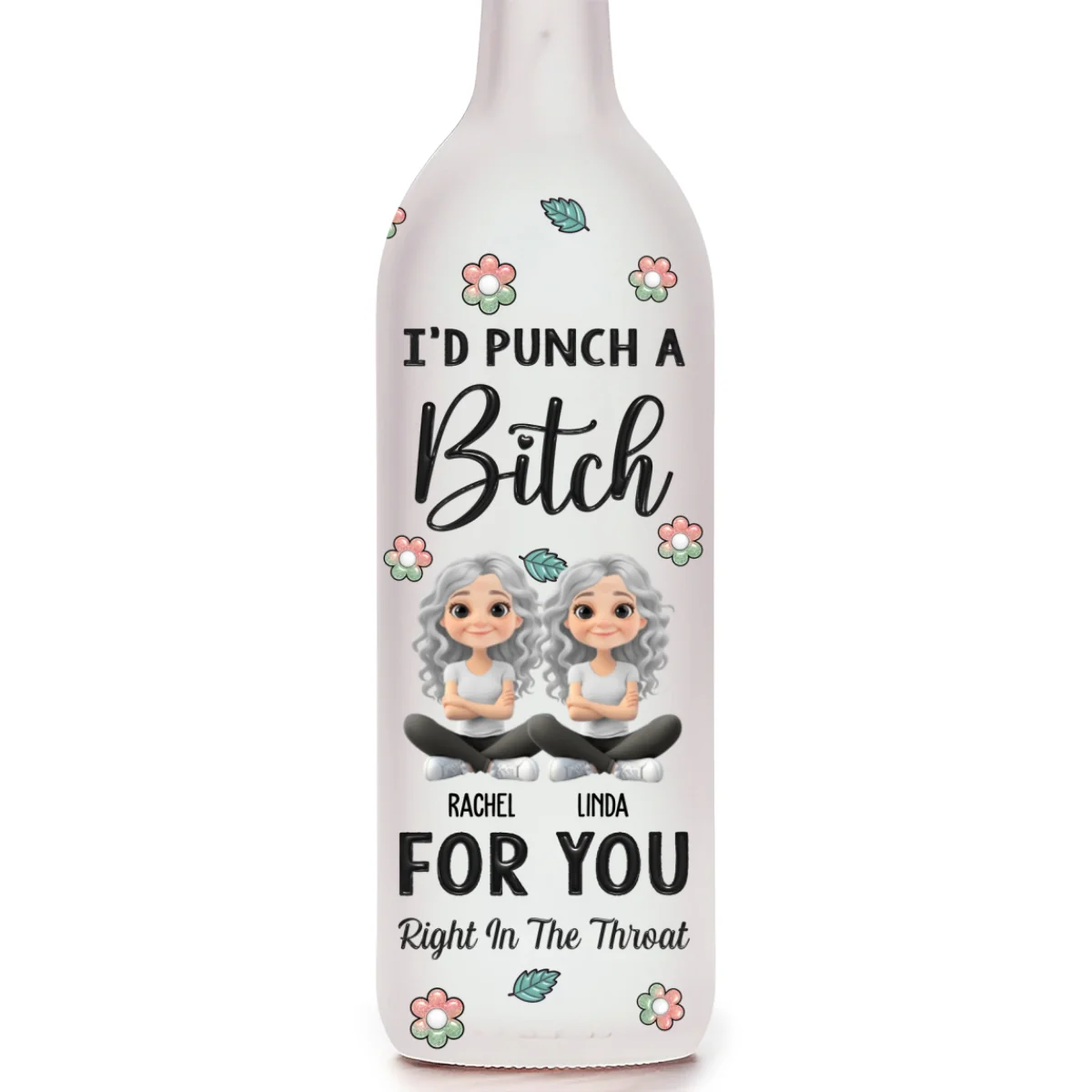 Right In The Throat - Personalized Custom Bottle Lamp - Image 6