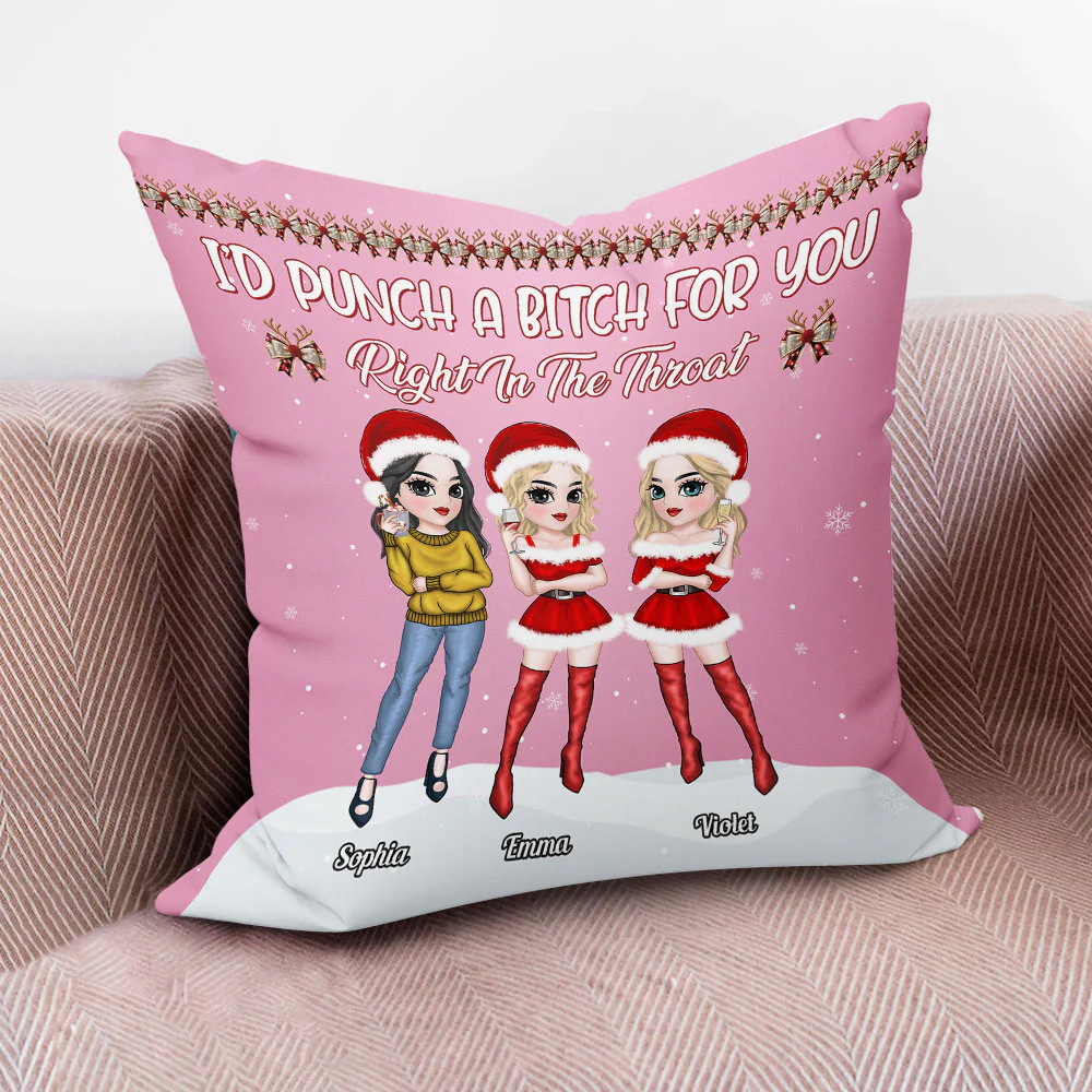 Right In The Throat - Personalized Custom Pillow - Image 2