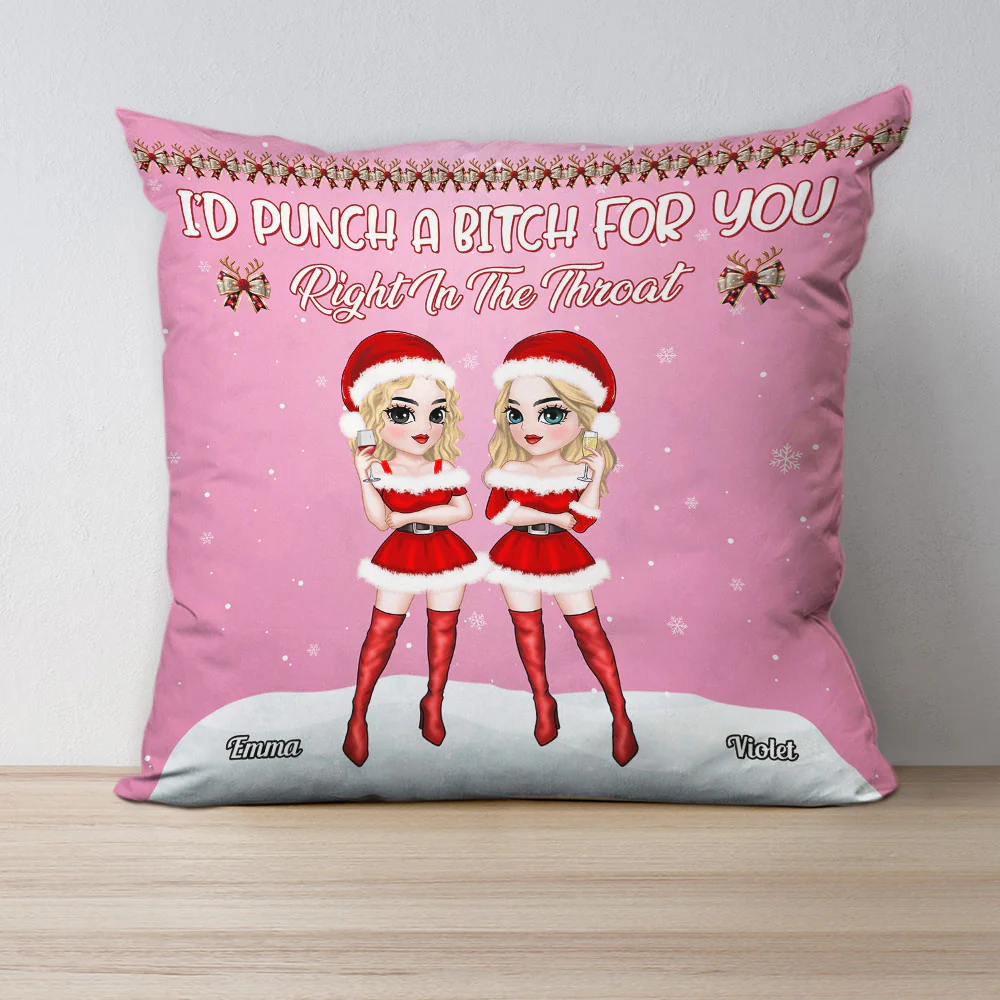 Right In The Throat - Personalized Custom Pillow - Image 4