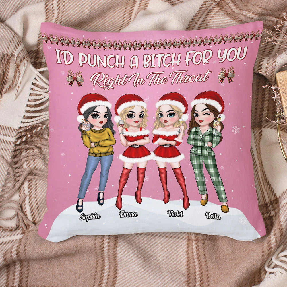 Right In The Throat - Personalized Custom Pillow - Image 5