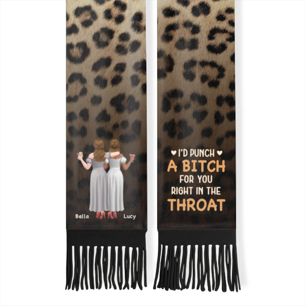 Right In The Throat - Personalized Custom Scarf - Image 10