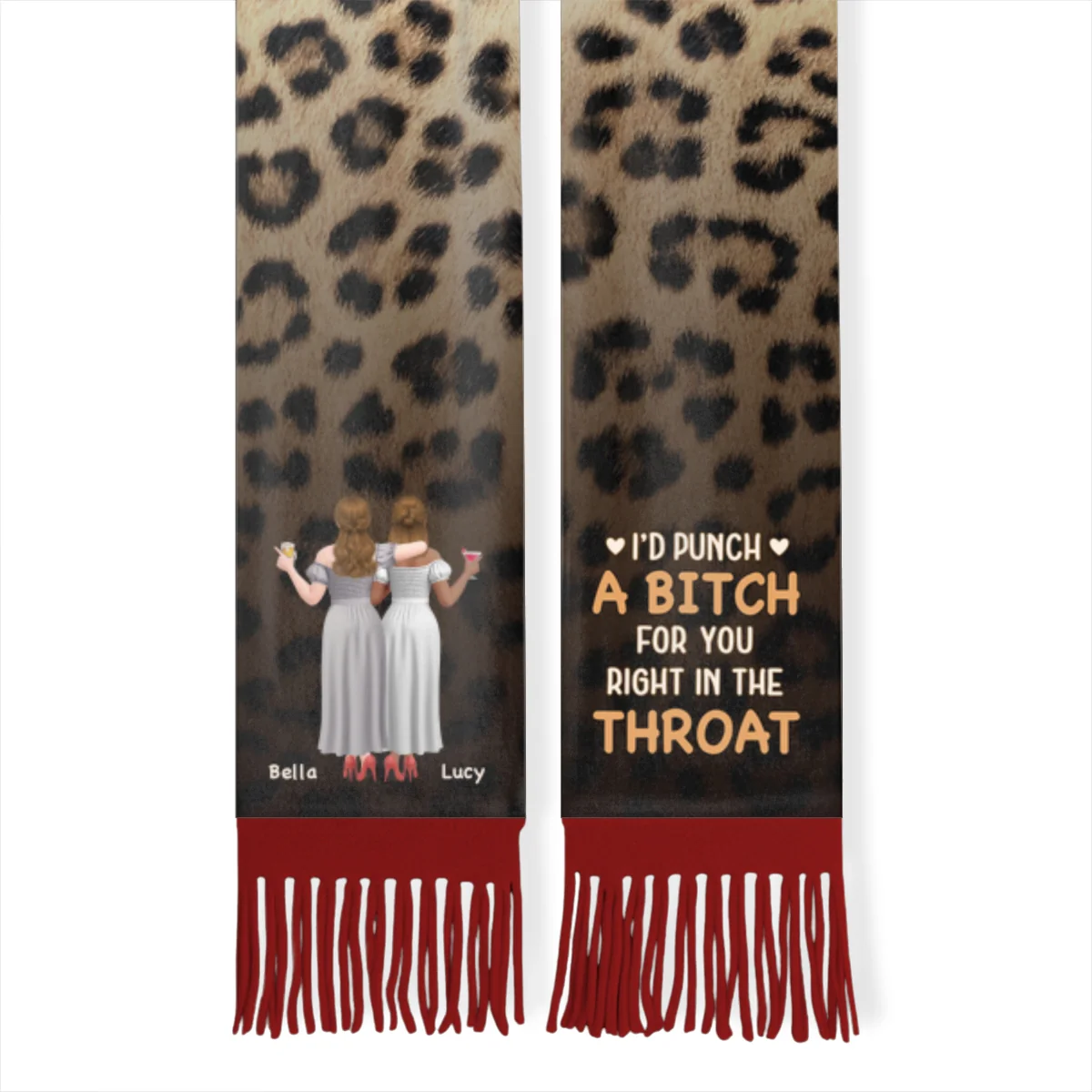 Right In The Throat - Personalized Custom Scarf - Image 8