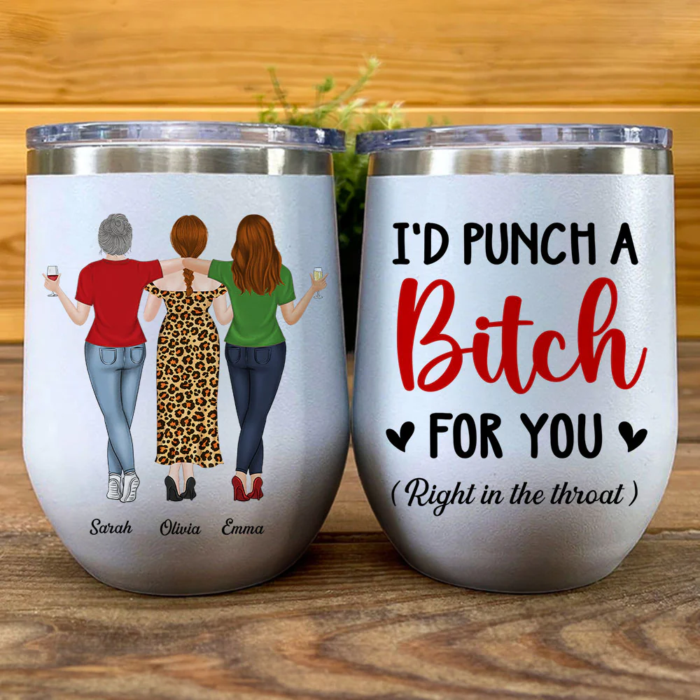 Right There - Personalized Custom Wine Tumbler - Image 3