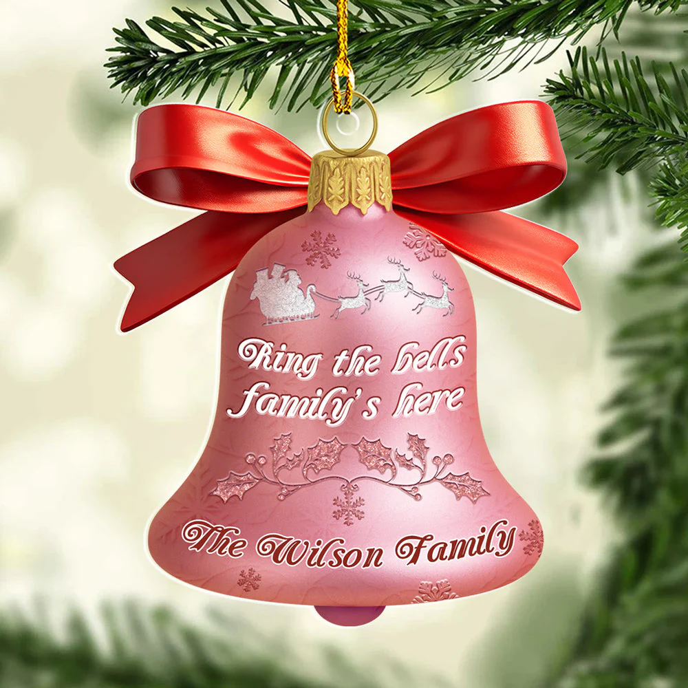 Ring A Bell - Personalized Custom 3D Effect Acrylic Ornament