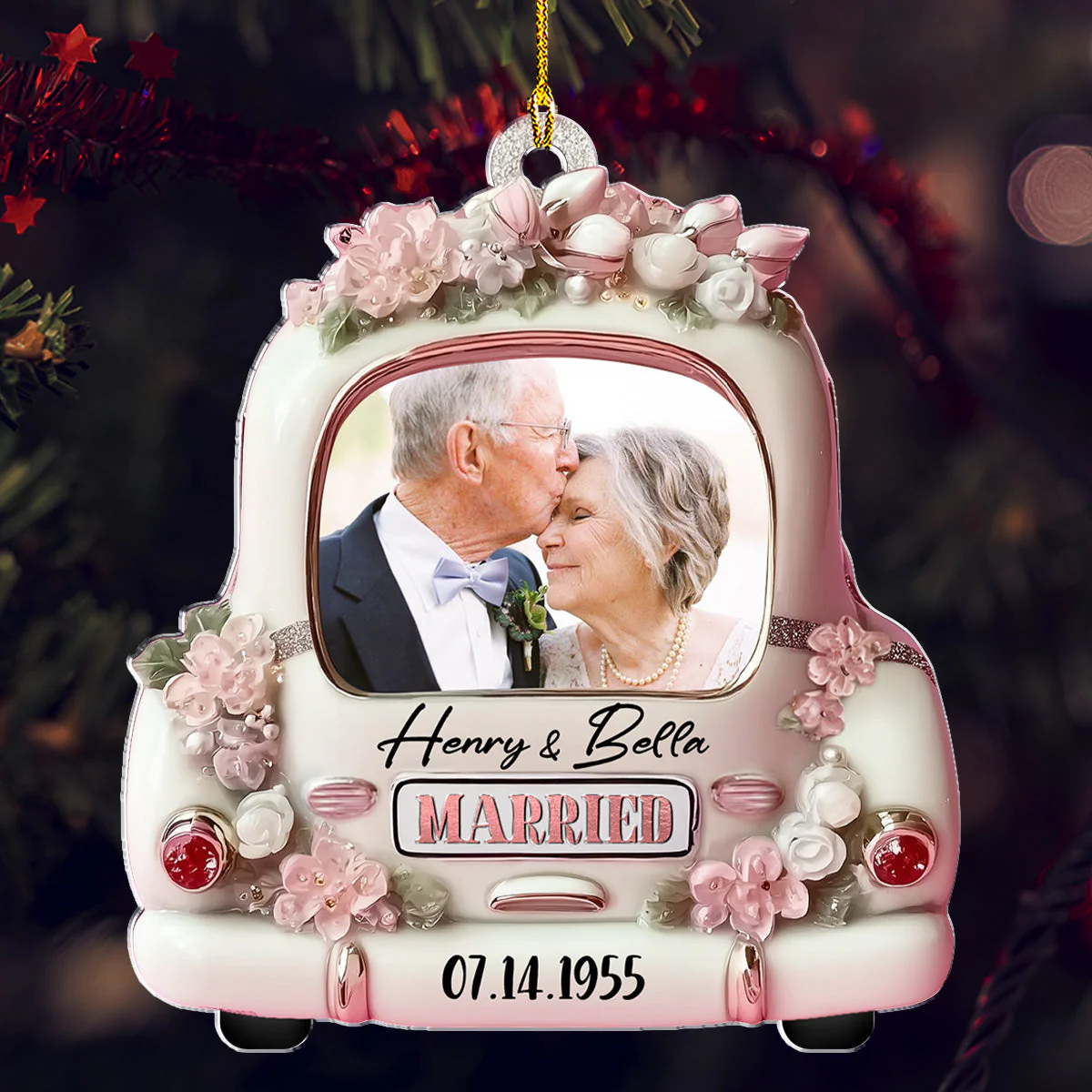 Run To You - Personalized Custom Acrylic Ornament - Image 2