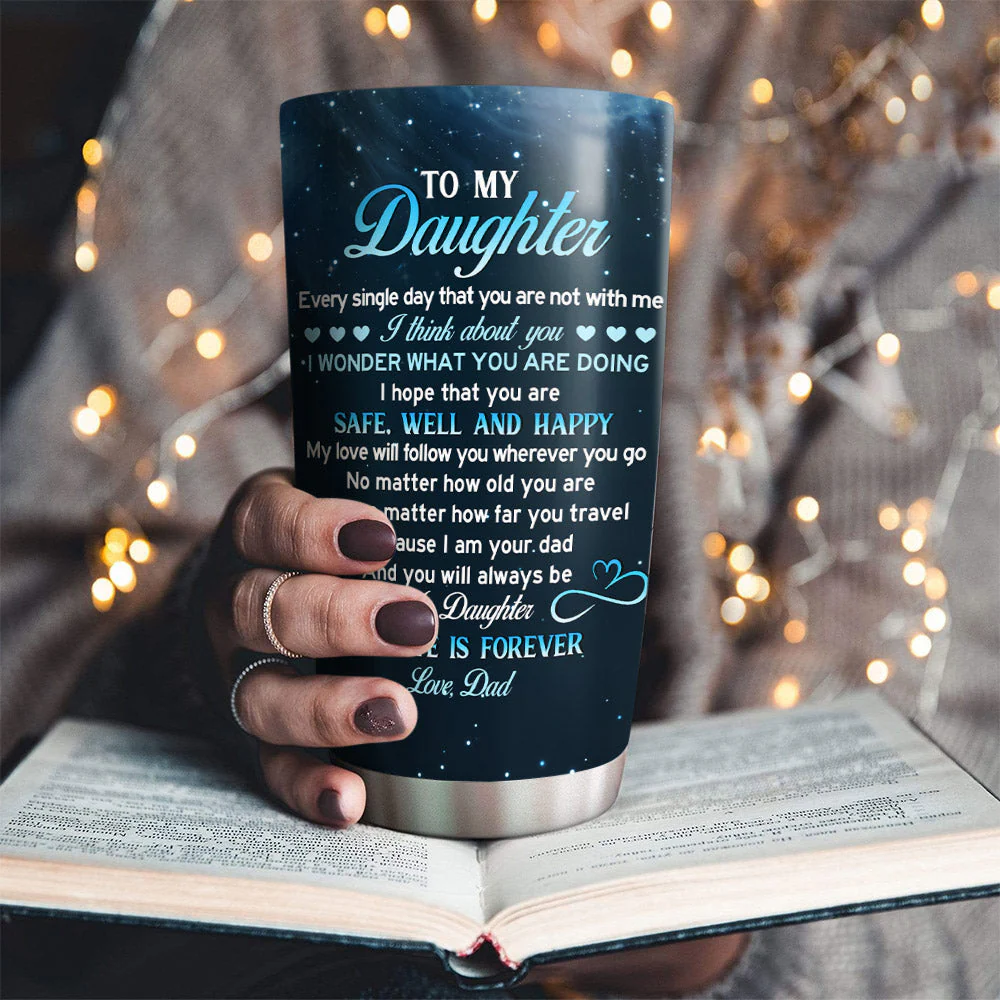 Safe, Well And Happy - Personalized Custom Tumbler - Image 2