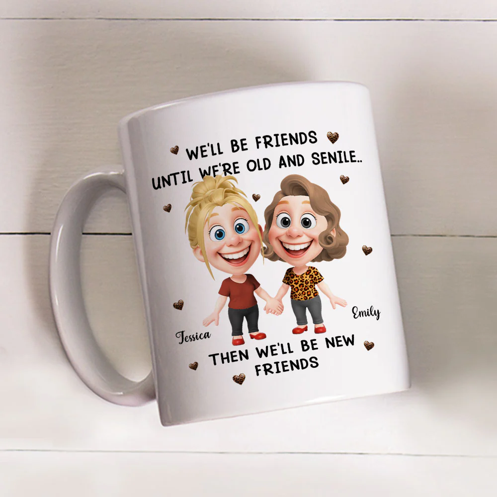 Same Friends Different Memories - Personalized Custom Coffee Mug - Image 3