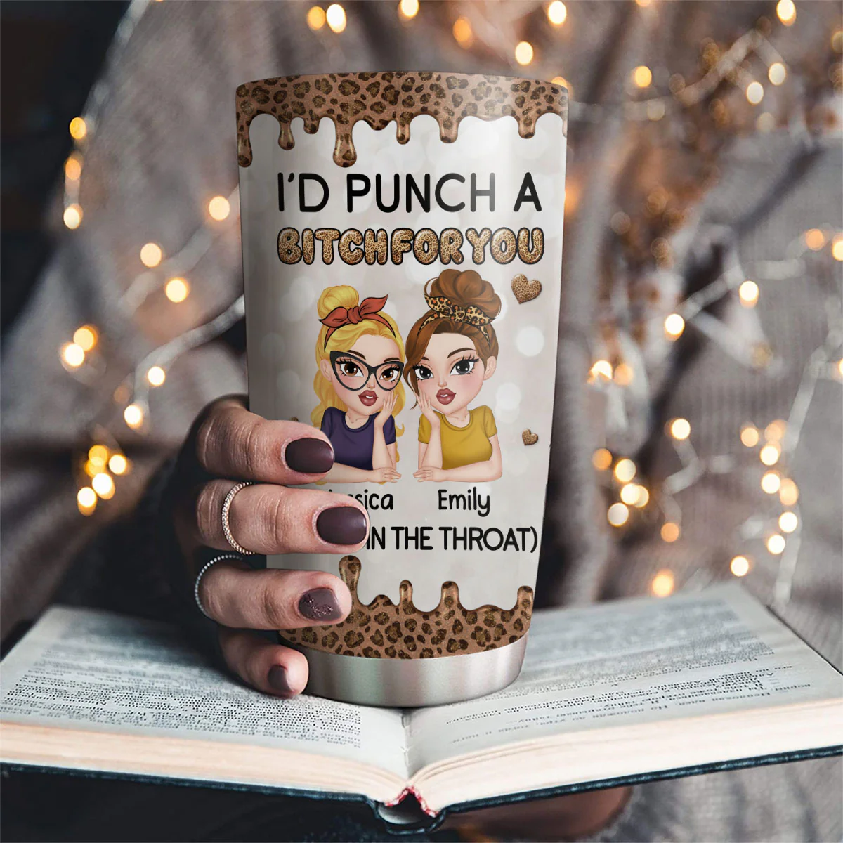 Savage Angels - Personalized Custom Tumbler - Image 2