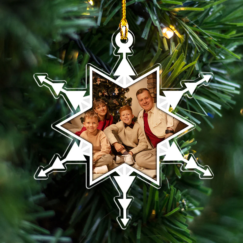 Season of Blessing - Personalized Custom Acrylic Ornament - Image 2