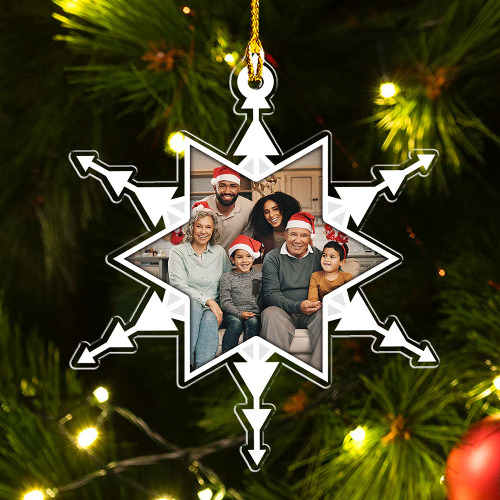 Season of Blessing - Personalized Custom Acrylic Ornament - Image 3