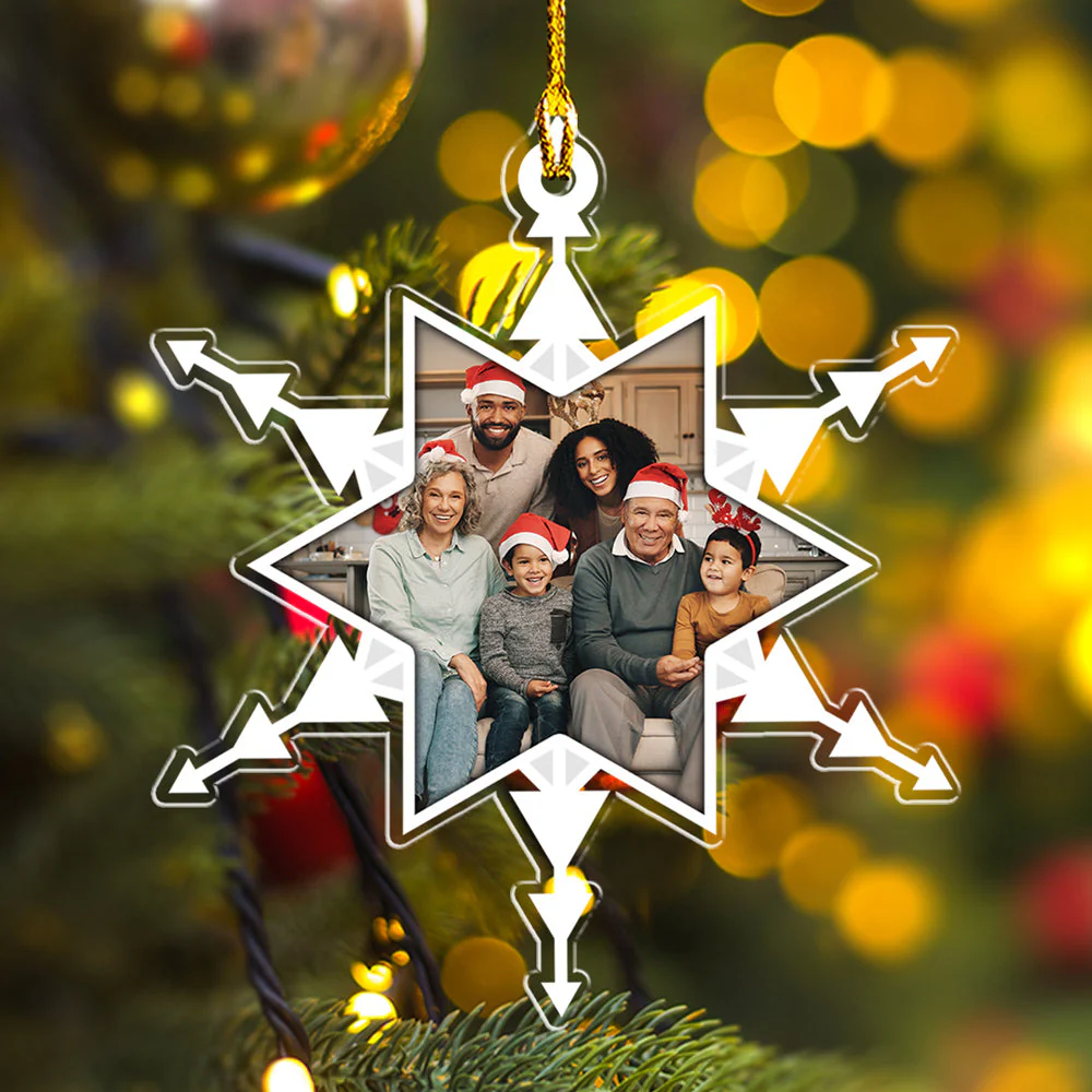 Season of Blessing - Personalized Custom Acrylic Ornament - Image 4