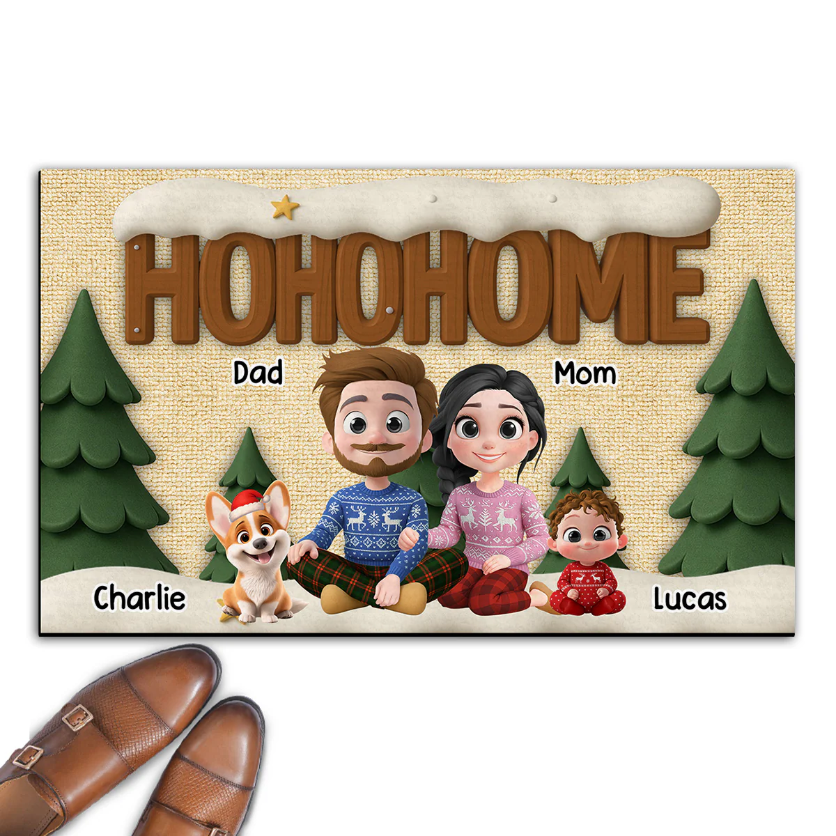 See You Home - Personalized Custom Doormat