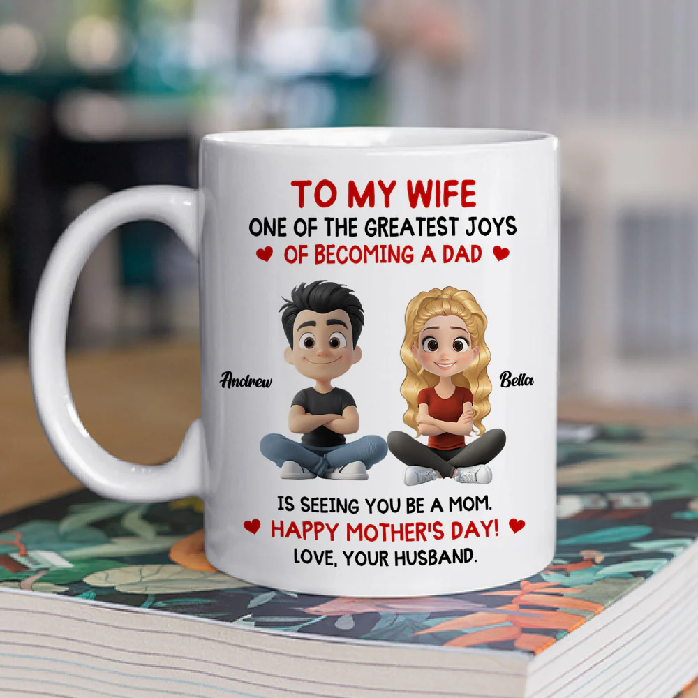 Seeing You As A Mom - Personalized Custom Coffee Mug - Image 3