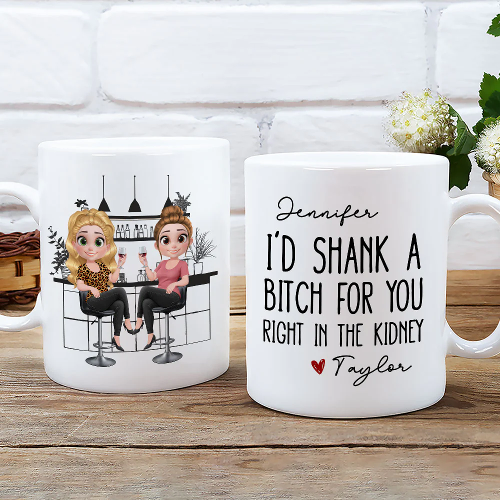 Shank A Bitch For You - Personalized Custom Coffee Mug - Image 2