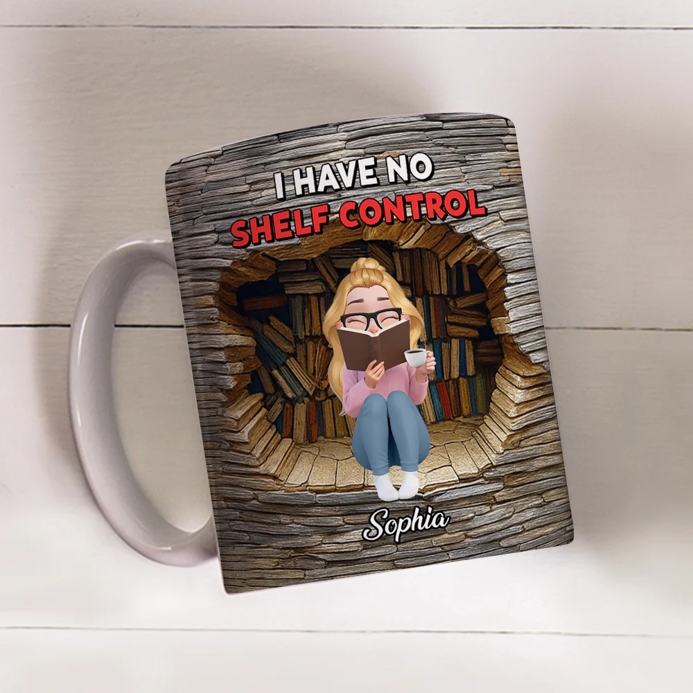 Shelf Care Is Self Care - Personalized Custom Coffee Mug - Image 4