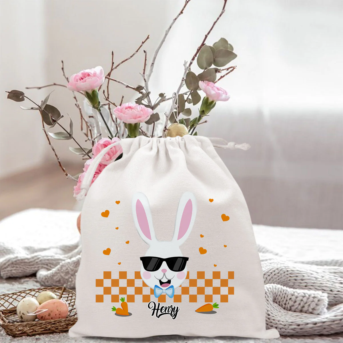 Show Me The Bunny - Personalized Custom Favor Bag - Image 5