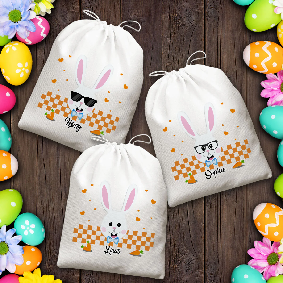 Show Me The Bunny - Personalized Custom Favor Bag - Image 6