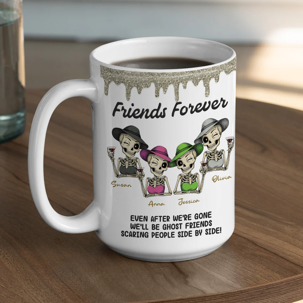 Side By Side - Personalized Custom Coffee Mug - Image 4