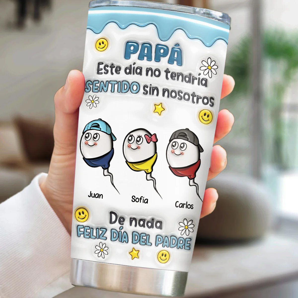 Sin Hijos No Hay Papá - Vaso Personalizado - Image 2