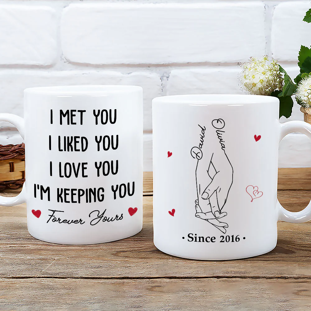 Since I Love You - Personalized Custom Coffee Mug - Image 3