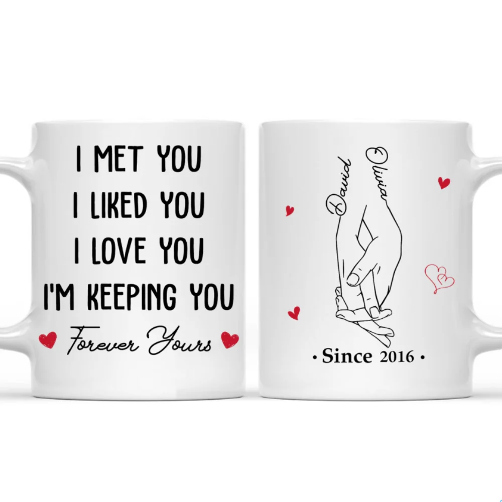 Since I Love You - Personalized Custom Coffee Mug - Image 6