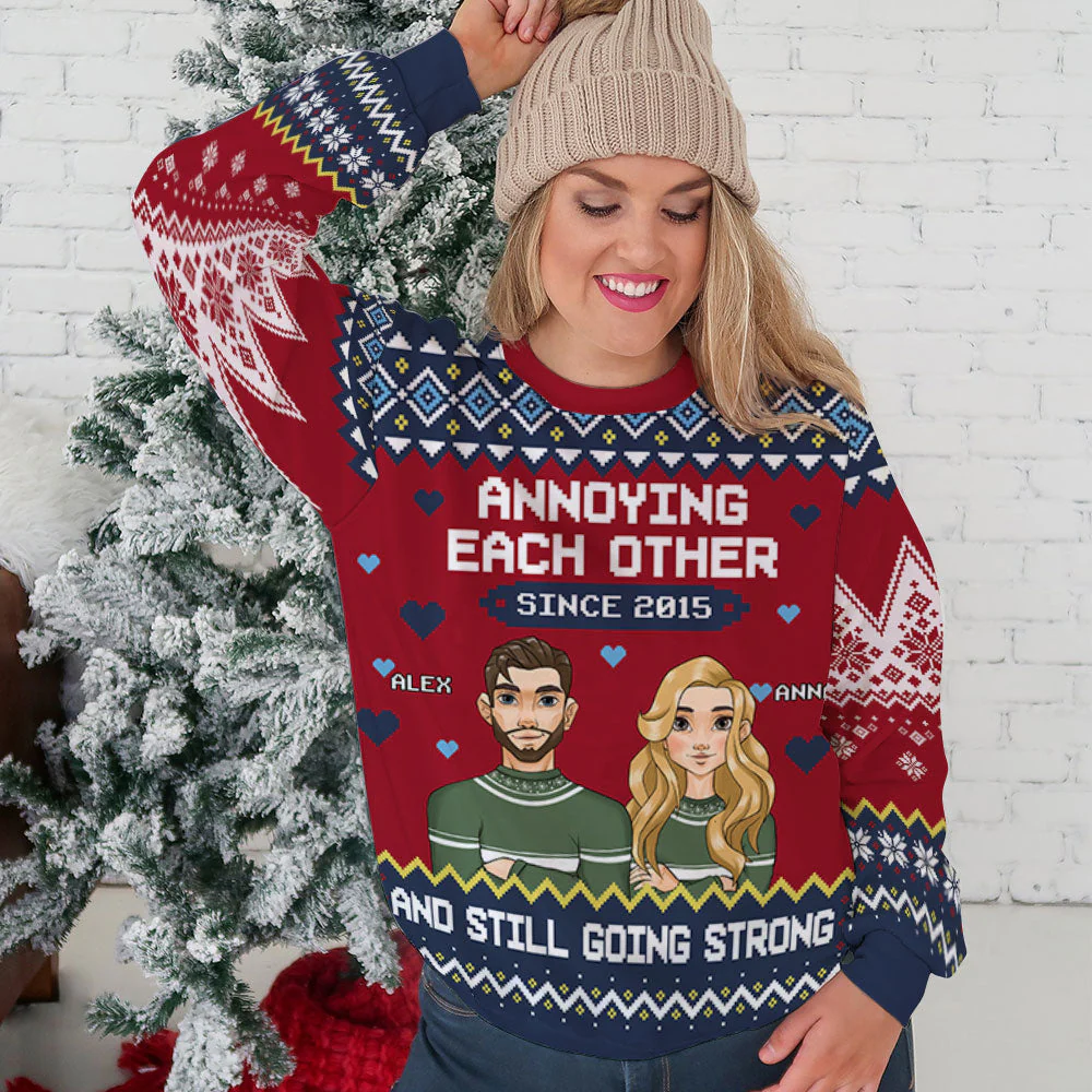 Since Year - Personalized Custom All-Over-Print Sweatshirt - Image 6